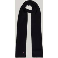 Tommy Hilfiger Halsdukar & Sjalar Tommy Hilfiger TH Flag Pima Cotton Cash Scarf - Black