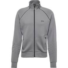 BOSS Sweatjakke 'Skaz' mørkebeige sort mørkebeige sort
