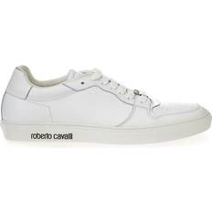 Roberto Cavalli Klassisk Läder Sneaker - Vit