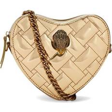 Natural Crossbody Bags Kurt Geiger Kensington Heart Quilted Leather Crossbody Bag