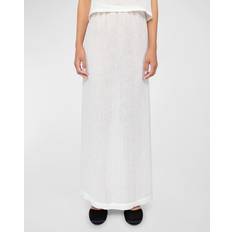 Leset Stella Maxi Skirt in White