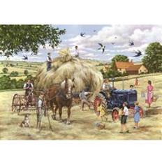 Jigsaw Puzzles The House of Puzzles Making Hay Big 500 Piece Jigsaw