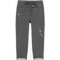 Boboli Boys Grey Jersey Denim Drawstring Jeans