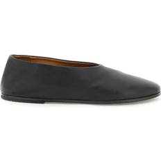 Marsell leather coltellaccio ballet flats Black