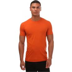 Armani Mens Slim-Fit Cotton T-Shirt in Orange