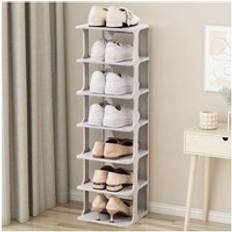 Plastic Shoe Racks Living and Home 6-Tier 6-Pair Off Shoe Rack