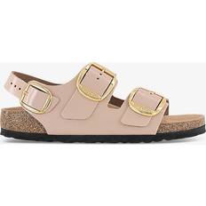 Birkenstock Womens New Beige Hex Milano Big Buckle Patent-leather Sandals Eur Women NEW BEIGE HEX