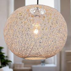 17 Stories Rattan Sphere Pendant Lamp