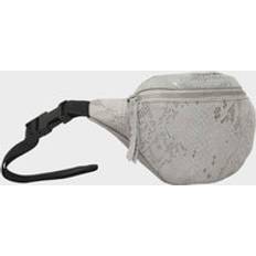 Leather Bum Bags Assots London NOAH' Real Leather Bum Belt Bag Grey One Size