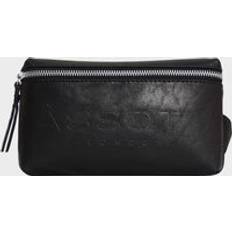 Leather Bum Bags Assots London Harry' Real Leather Bum Belt Unisex Bag Black One Size