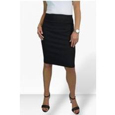 Stretch Bodycon Pencil Skirt Black