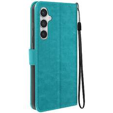 Coques de téléphone portable Mayaxess SecureCard Cover Series Samsung Galaxy S24 Smartphone Hülle, Blau