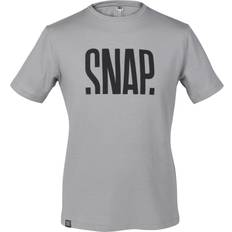 Snap Short Sleeve Merino Technical Shirt - Gris