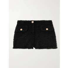 Versace Women Shorts Versace Shorts Aus Tweed Aus Einer Wollmischung Schwarz