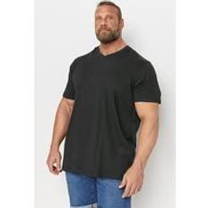 D555 8Xl Mens Big & Tall Black Short Sleeve Tshirt Big & Tall 8XL