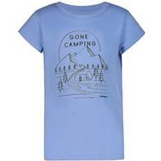 Kids Round Neck Short Sleeve T-Shirt Light Blue