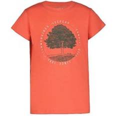 Kids Round Neck Short Sleeve T-Shirt Tangerine