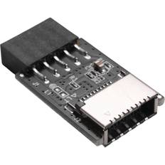 Controller Cards Tlily USB2.0 9Pin to TYPE-C A-KEY Front Connector Converter