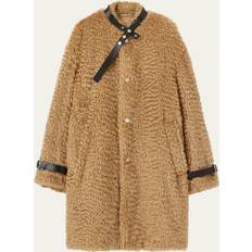 Vêtements d'extérieur Jil Sander Single-Breasted Midi Coat Woman Beige