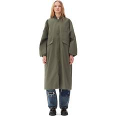 Ganni Kappor & Rockar Ganni Tech Seersucker Oversized Shell Coa Dam Kappor - Beetle