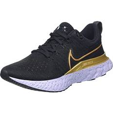 Nike React Infinity Run Flyknit 2 W - Black Metallic Gold