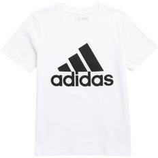 Adidas Boys Tops Children's Clothing adidas Kids' Core Logo Cotton Jersey Graphic T-Shirt in White