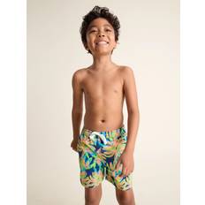 Boys - Green Swim Shorts Chubbies Boys' Swim Trunks, Medium, The Ocean Flowers