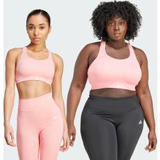 Adidas Bras on sale adidas TLRD Impact Training High-Support Bra Semi Pink Spark C-D Womens