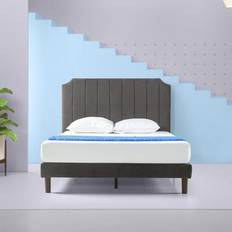 Beds Zinus Dark Gray Queen Metal Frame Bed