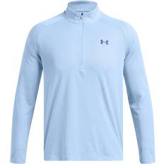 Blau - Herren Tanktops Under Armour Tech Textured 1/4 Zip Top Herren, Blue