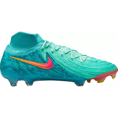 Green - Men Soccer Shoes Nike Phantom Luna 2 Elite LV8 FG - Green Glow/Black