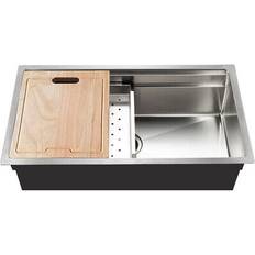 Kitchen Sinks on sale Houzer sliding dual deck undermount kitchen sink