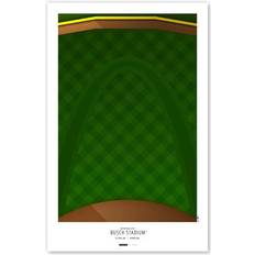 Interior Details S. Preston Art & Designs Cardinals 11x17 Minimalist Stadium Print Poster