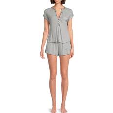 Ted Baker Underwear Ted Baker Women's 2-Piece Solid Pajama Set Lunar Heather