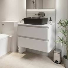 Regis Bathroom Cloakroom Vanity Unit Mounted Countertop