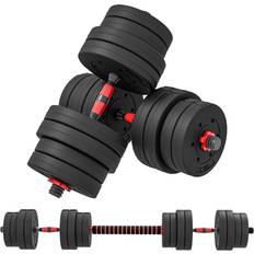 Adjustable 2-in-1 Barbell Weight Set 30kg