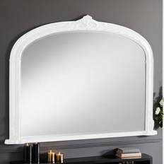 Yearn Victoria White Bevelled Overmantle