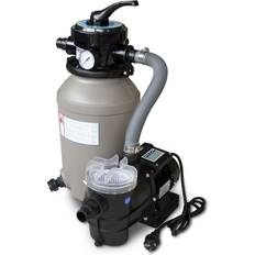 Sandfilter Karibu Karibu Poolfilteranlage 6,5m3 bestehend aus Sandfilter, Pumpe