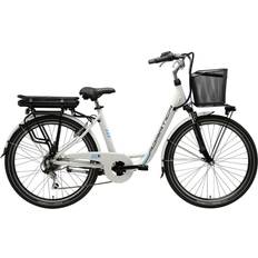 Vélos électriques tout terrain Adriatica Elektro-Cityike E2 26 Zoll, White