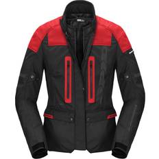 Red Motorcycle Jackets Spidi Traveller Evo Jacket Black Woman