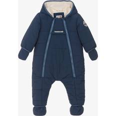 Recycled Materials Overalls Timberland Baby Boys Navy Blue Padded Snowsuit