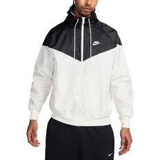 Herren - Netzgewebe Jacken NIKE Men's Sportswear Windrunner Hooded Jacket - Sail/Black