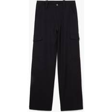 Desigual Trousers & Shorts Desigual Pantalon Droit Cargo Fluide - Noir