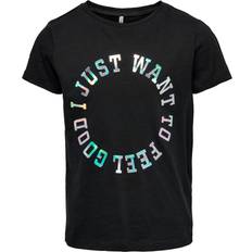 Only Man Tops Only Ghita T-shirt - Noir