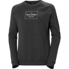 Organic Fabric - Women Jumpers Helly Hansen Women's Cotton Sweater F2F - Organic - Noir
