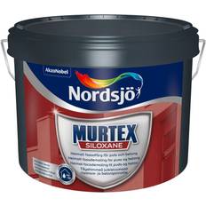 Fasadfärg vit 10l Nordsjö Murtex Siloxane Träfasadsfärg Vit 10L