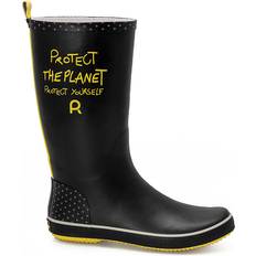 Schuhe Gummistiefel Damen Rouchette Protect The Planet Noir