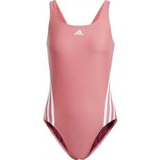 Blanco Trajes de baño Adidas Bañador 3 Bandas Logo - Pink/White