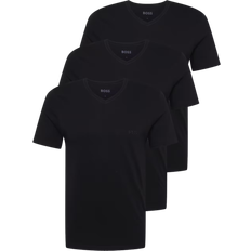 V neck t shirts HUGO BOSS Men's Classic V Neck T-Shirt 3-pack - Black