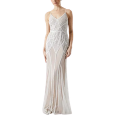 Coast Premium Embroidered And Embellished Fishtail Wedding Dress - Ivory